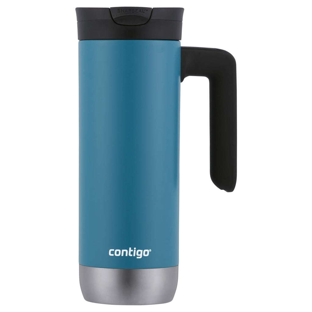 Contigo Huron 2.0 Stainless Steel Travel Mug with SNAPSEAL Lid and Handle in Black, 20 fl oz. C005N