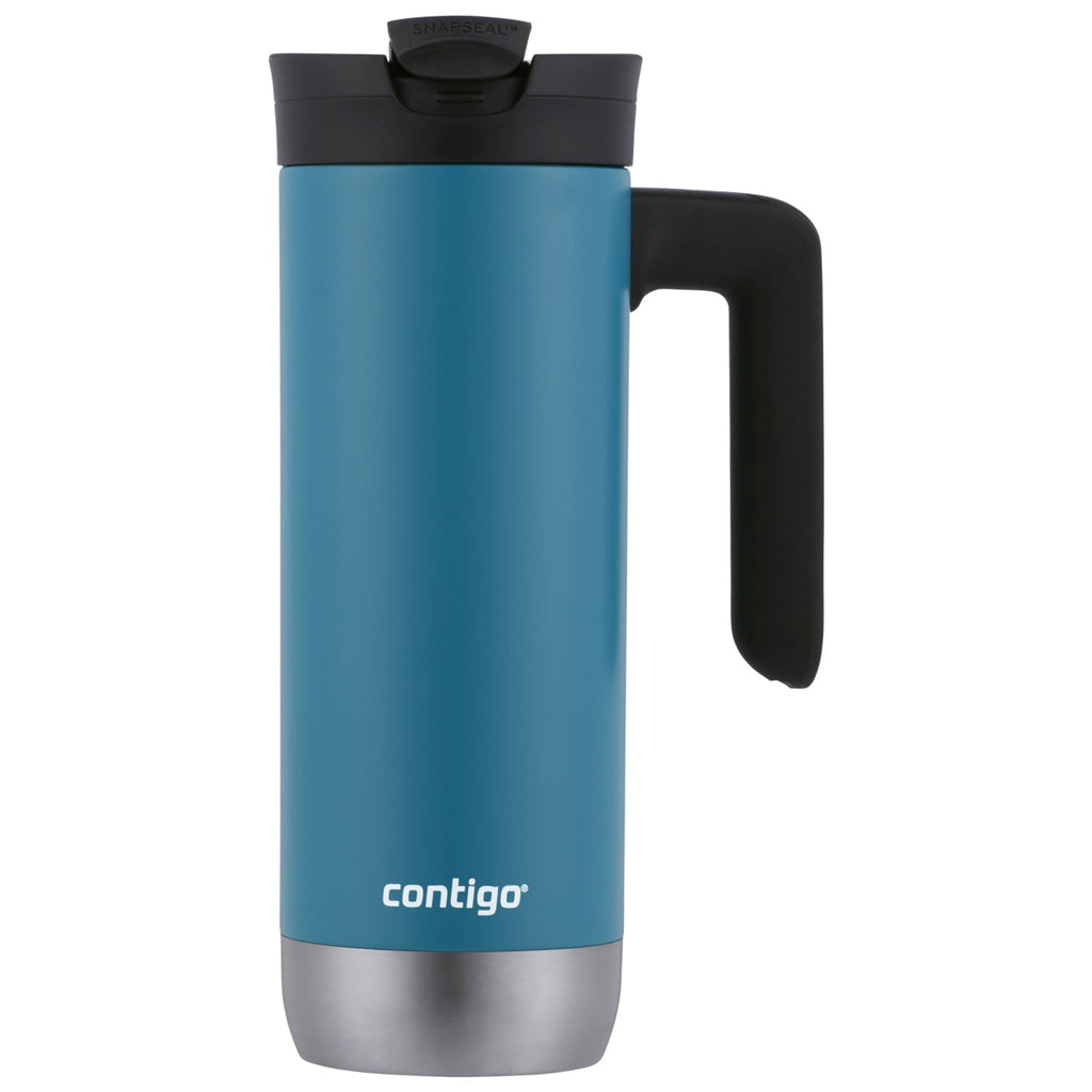 Contigo Huron 2.0 Stainless Steel Travel Mug with SNAPSEAL Lid and Handle in Black, 20 fl oz. C005N