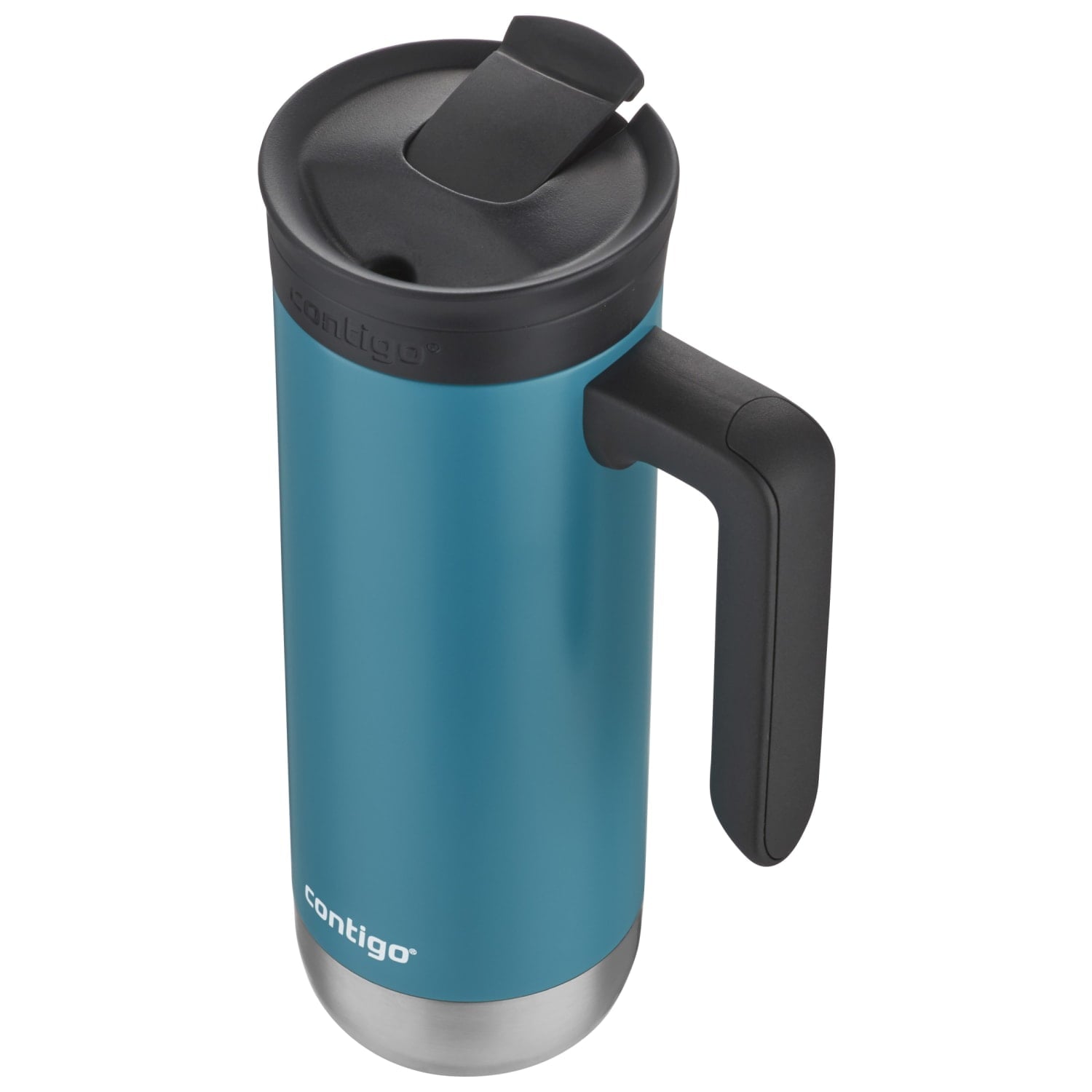 Contigo Huron 2.0 Stainless Steel Travel Mug with SNAPSEAL Lid and Handle in Black, 20 fl oz. C005N