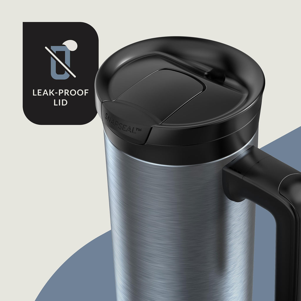 Contigo 20 oz. Superior 2.0 SnapSeal Stainless Steel Travel Mug - Dark Ice C035Z