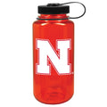 Scarlet Nebraska Huskers 32oz. Nalgene Sustainable Wide Mouth Water Bottle C179L