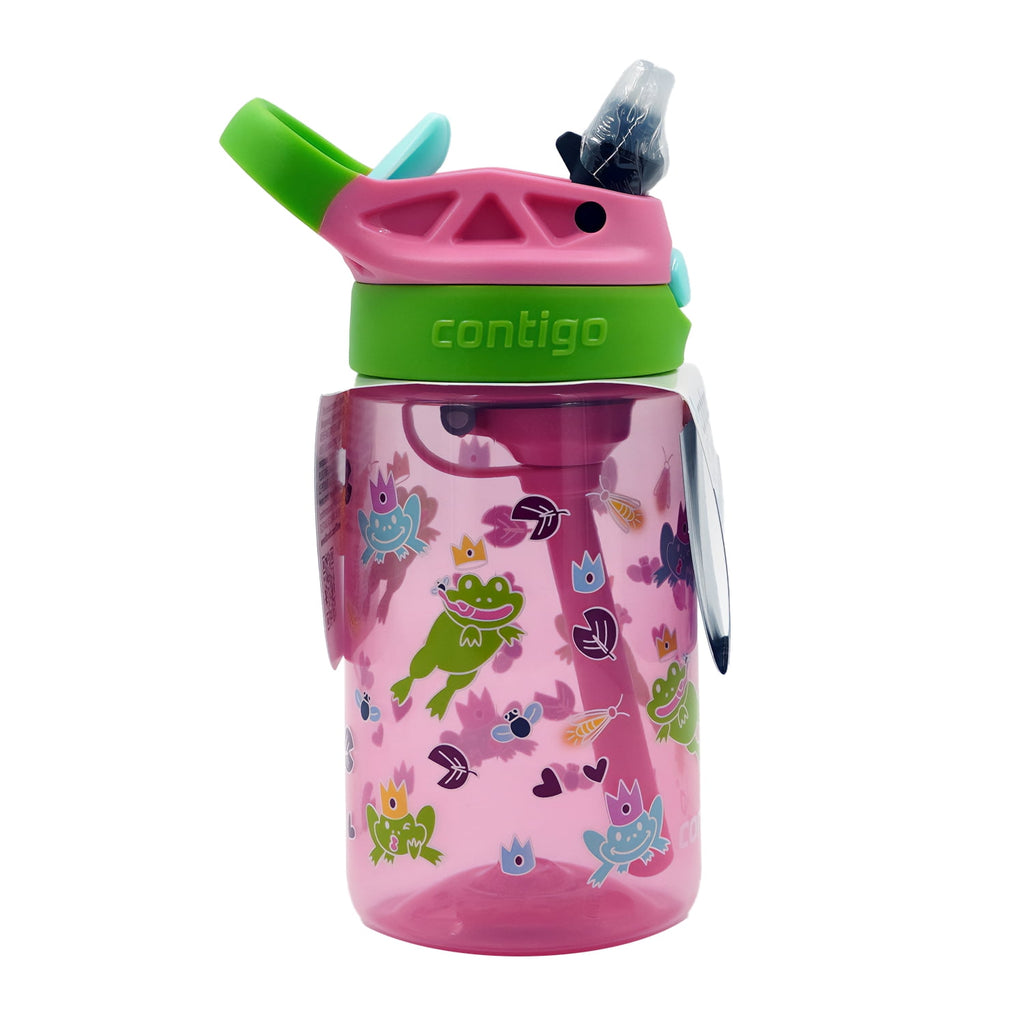 Contigo Kids Water Bottle with Redesigned AUTOSPOUT Straw, 14 oz, Grape Forest Haven C003F