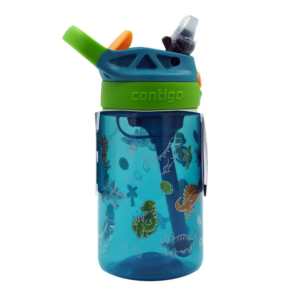 Contigo Kids Water Bottle with Redesigned AUTOSPOUT Straw, 14 oz, Grape Forest Haven C003F