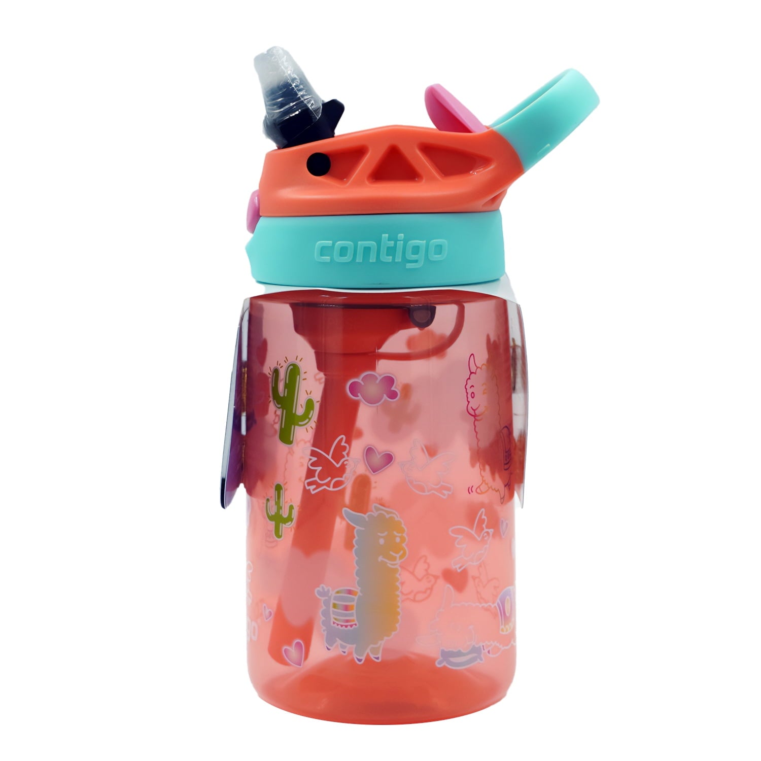 Contigo Kids Water Bottle with Redesigned AUTOSPOUT Straw, 14 oz, Grape Forest Haven C003F