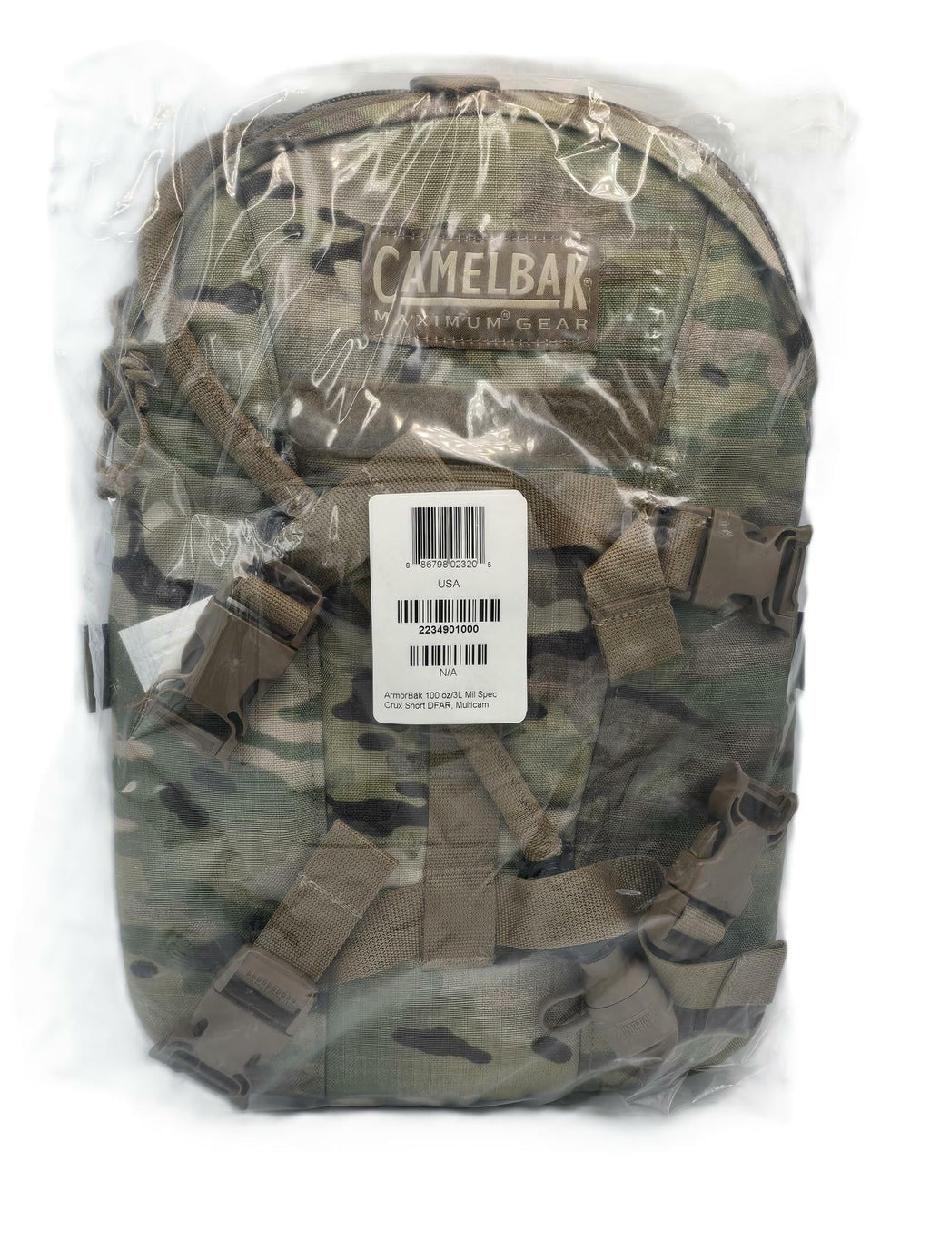CamelBak Maximum Gear ArmorBak Military Spec Crux Short DFAR, Multicam C299N