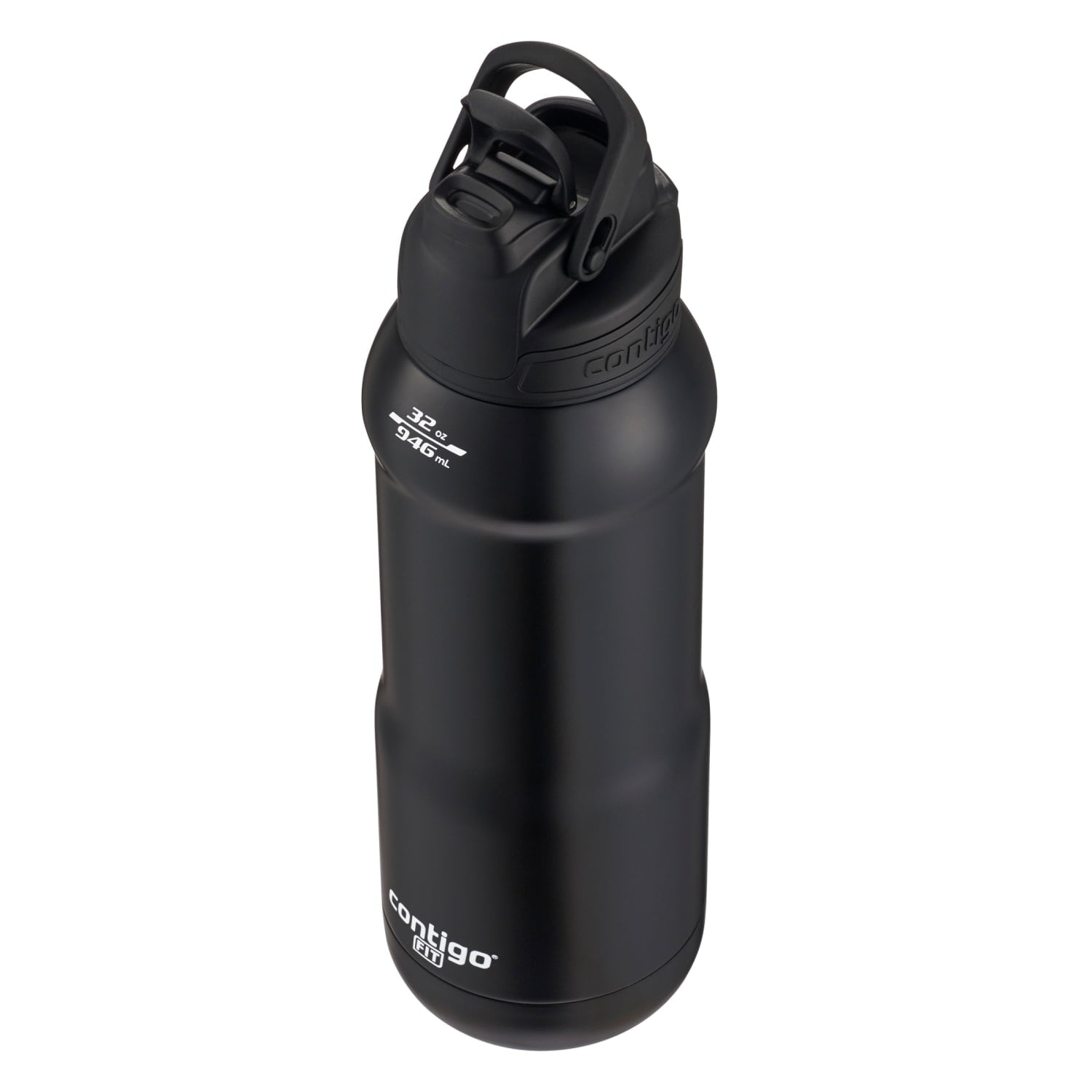 Contigo Fit Stainless Steel AUTOSPOUT Water Bottle with Straw, Blue Amp, 32 fl oz. C105H