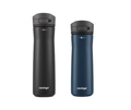 Contigo Jackson Chill Bundle 2 Water Bottles Black 24oz and Blueberry 20oz with Autopop Lid C088S