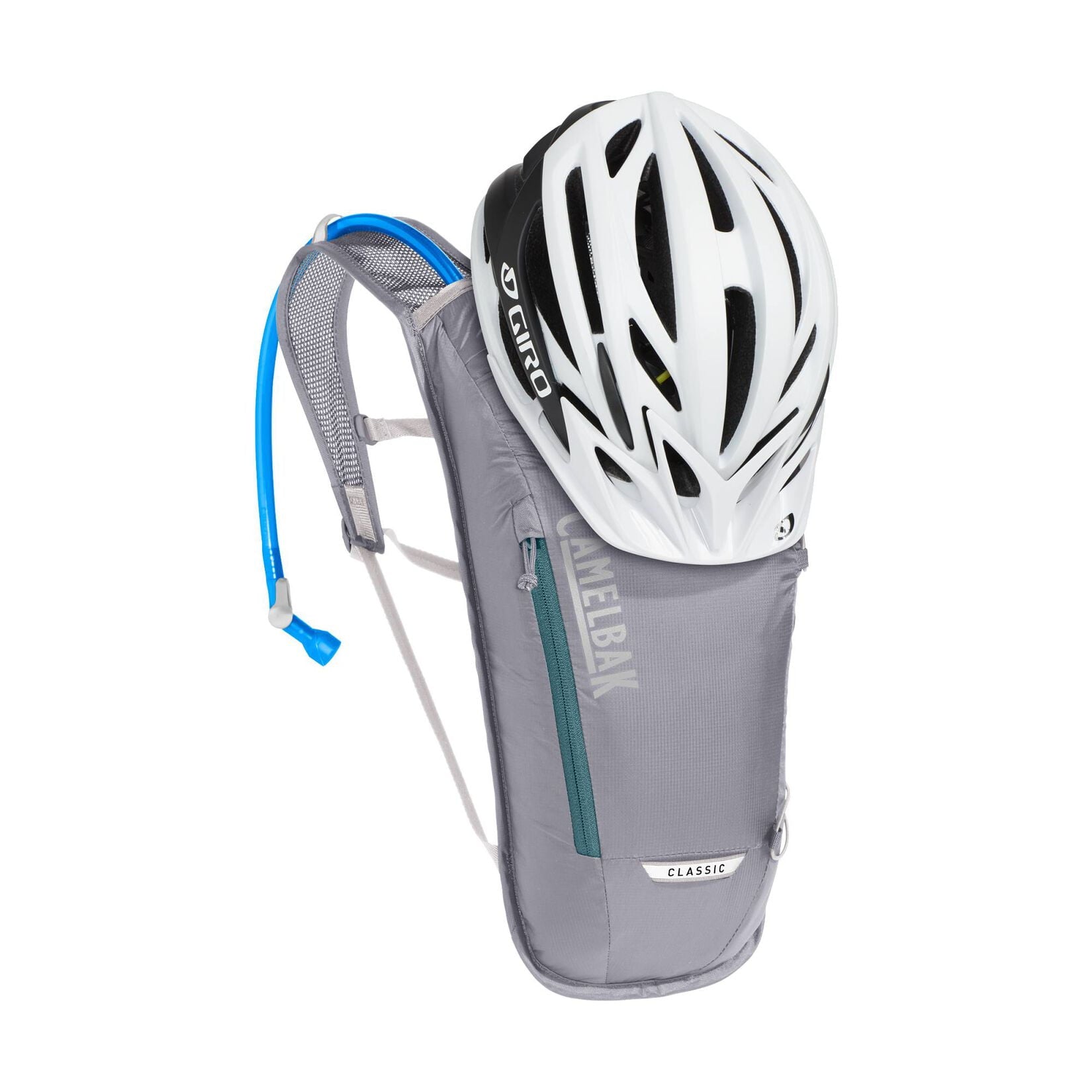 CamelBak Classic 70oz Light Bike Hydration Pack, Gunmetal/Hydro C236G