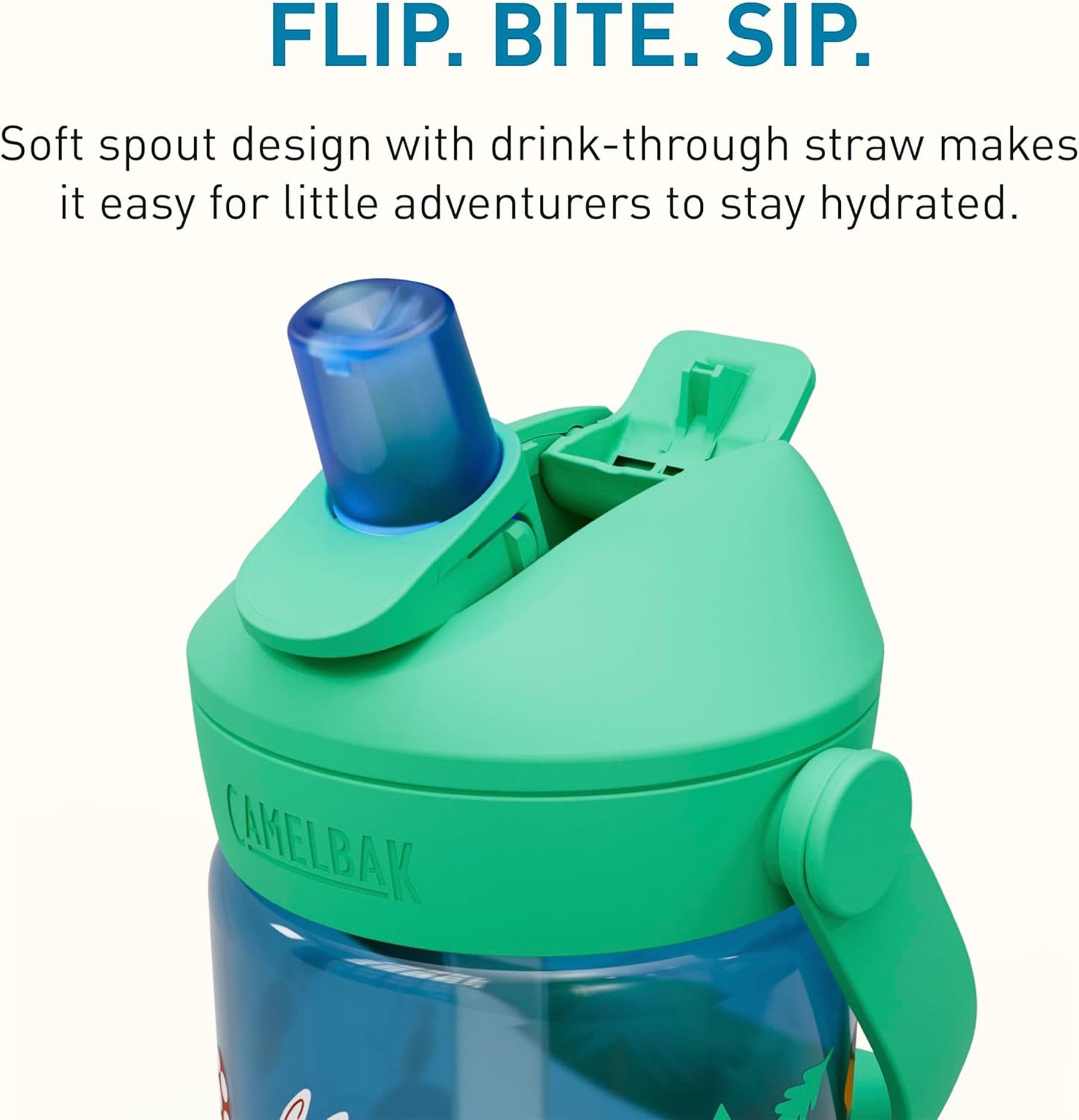 Camelbak Thrive™ Flip Straw Kids 14oz Bottle, Friendly Forest C272U