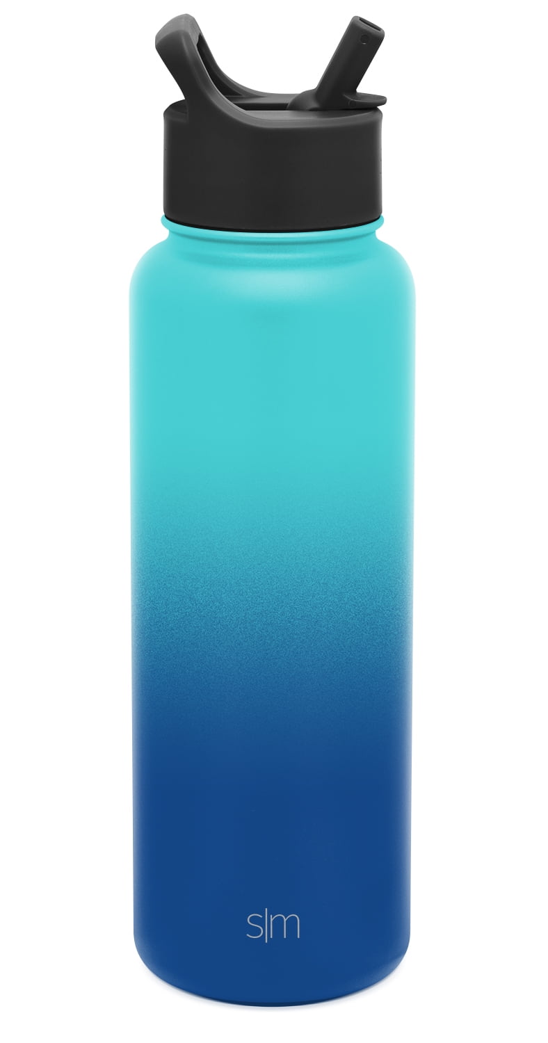 Simple Modern Summit Water Bottle Straw Lid Vacuum Insulated Stainless Steel Bottle | 18 fl oz C427Q