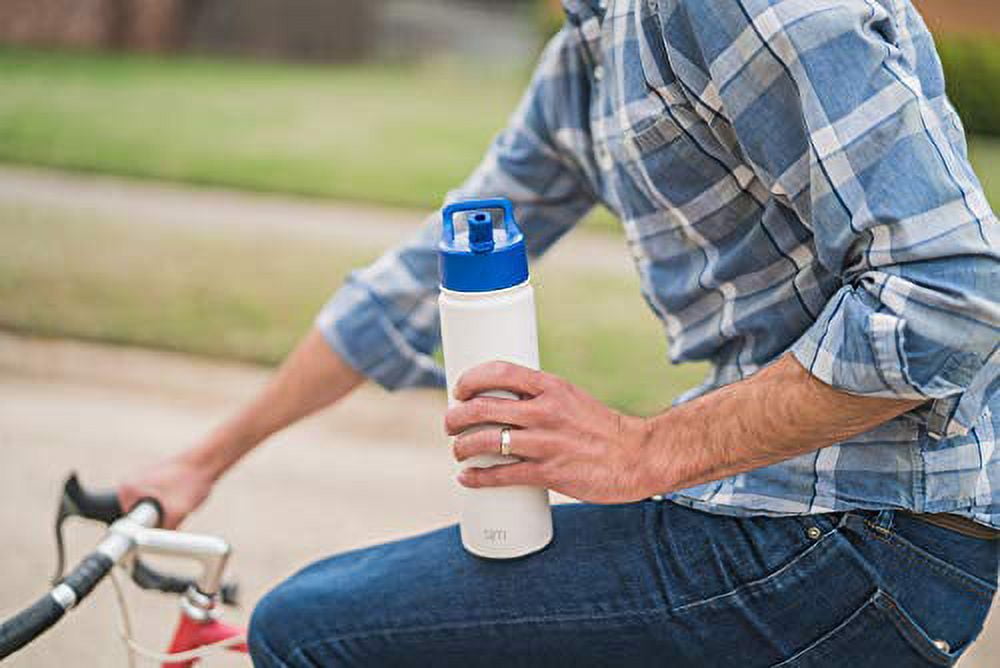 Simple Modern Summit Water Bottle Straw Lid Vacuum Insulated Stainless Steel Bottle | 18 fl oz C427Q