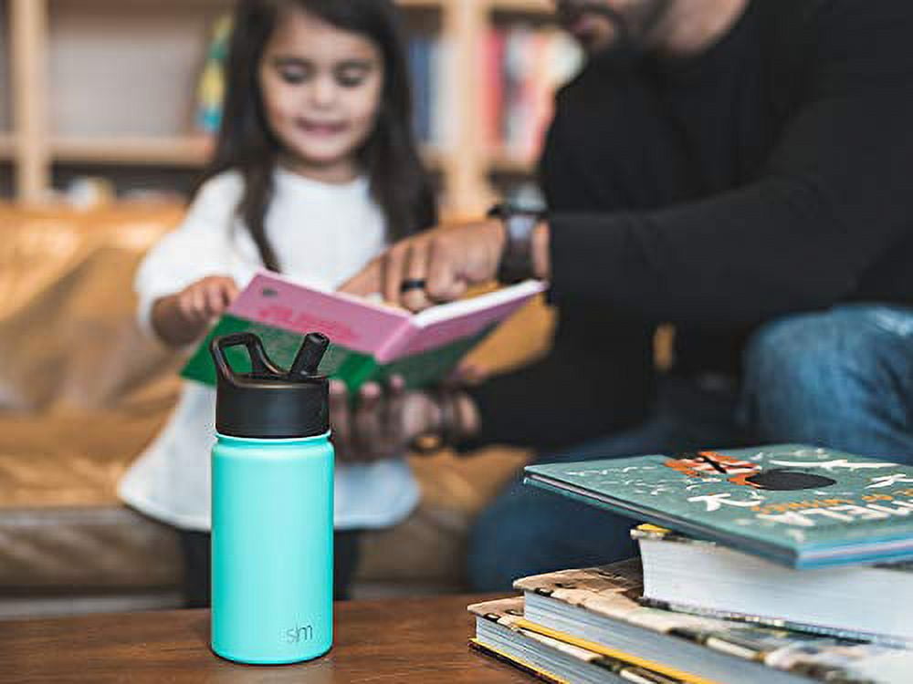 Simple Modern Summit Water Bottle Straw Lid Vacuum Insulated Stainless Steel Bottle | 18 fl oz C427Q