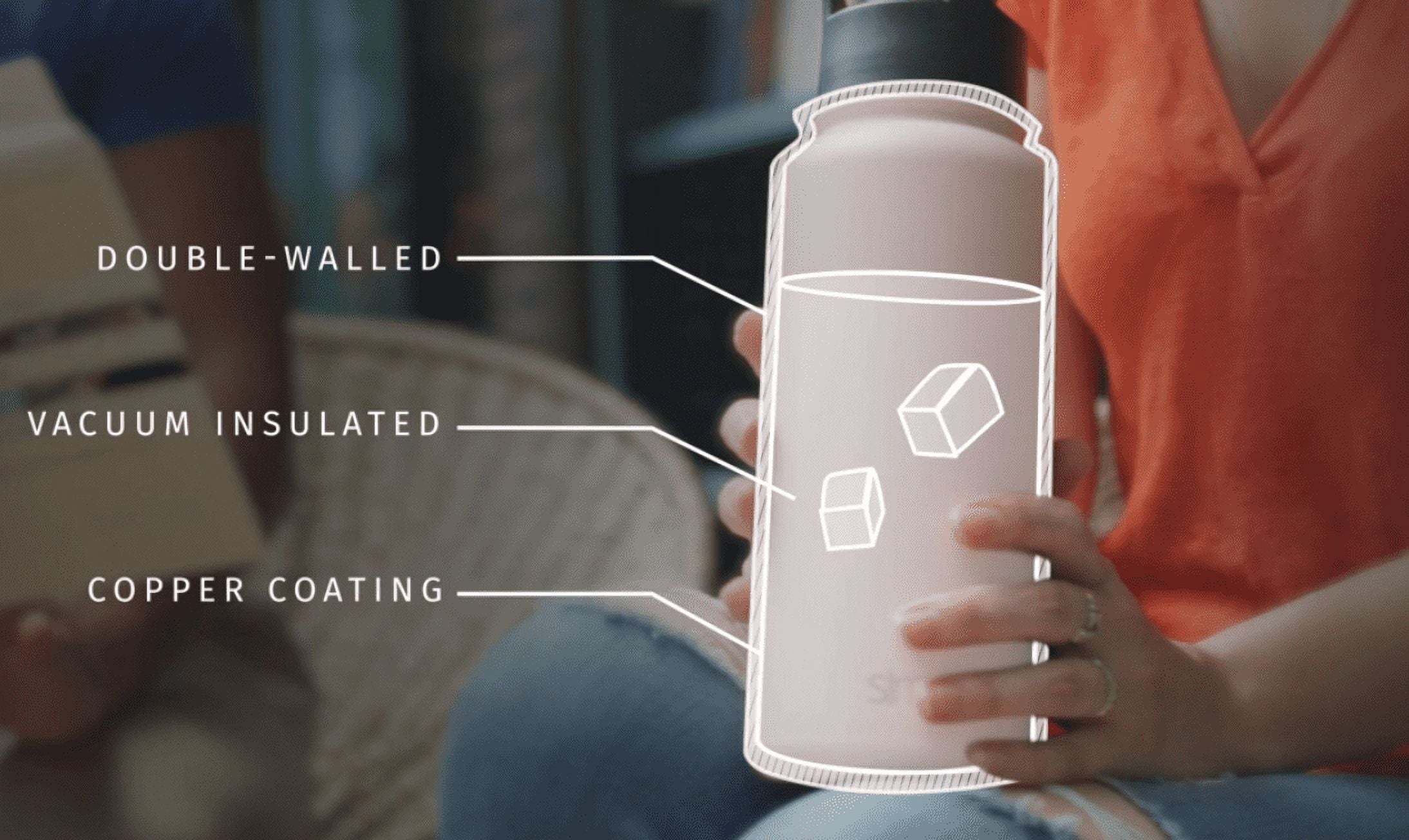 Simple Modern Summit 32oz Stainless Steel Water Bottle with Straw Lid Seaglass Sage C418V
