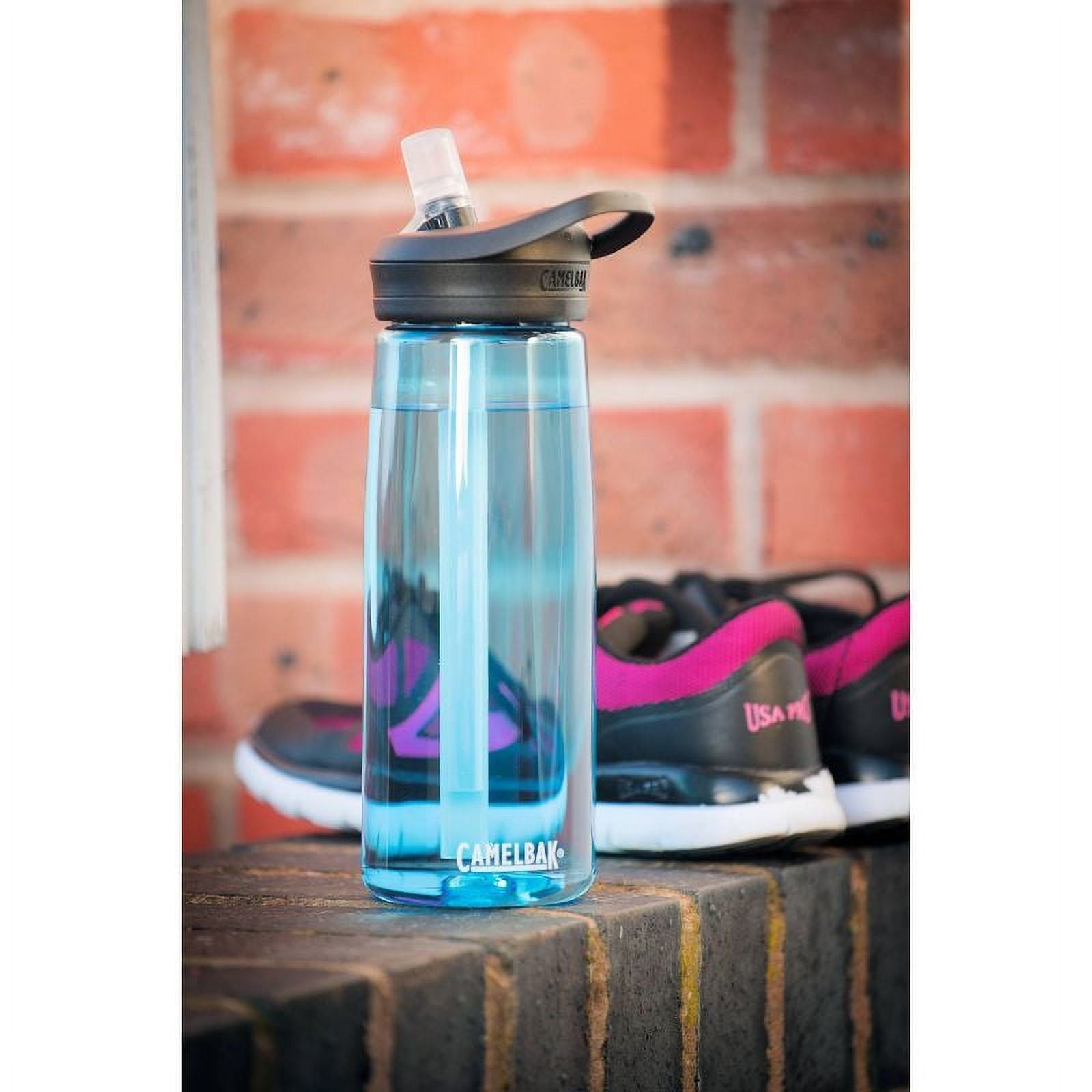 CamelBak Eddy+ 25oz Tritan Renew Water Bottle, Light Blue C290N