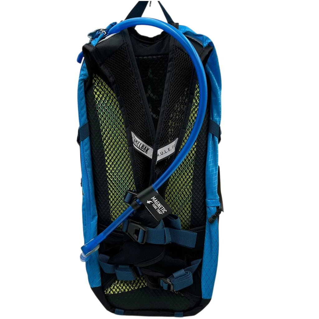 CAMELBAK M.U.L.E Pro 14L Bike Hydration Backpack 100 oz, Ibiza Blue/Orange C251K