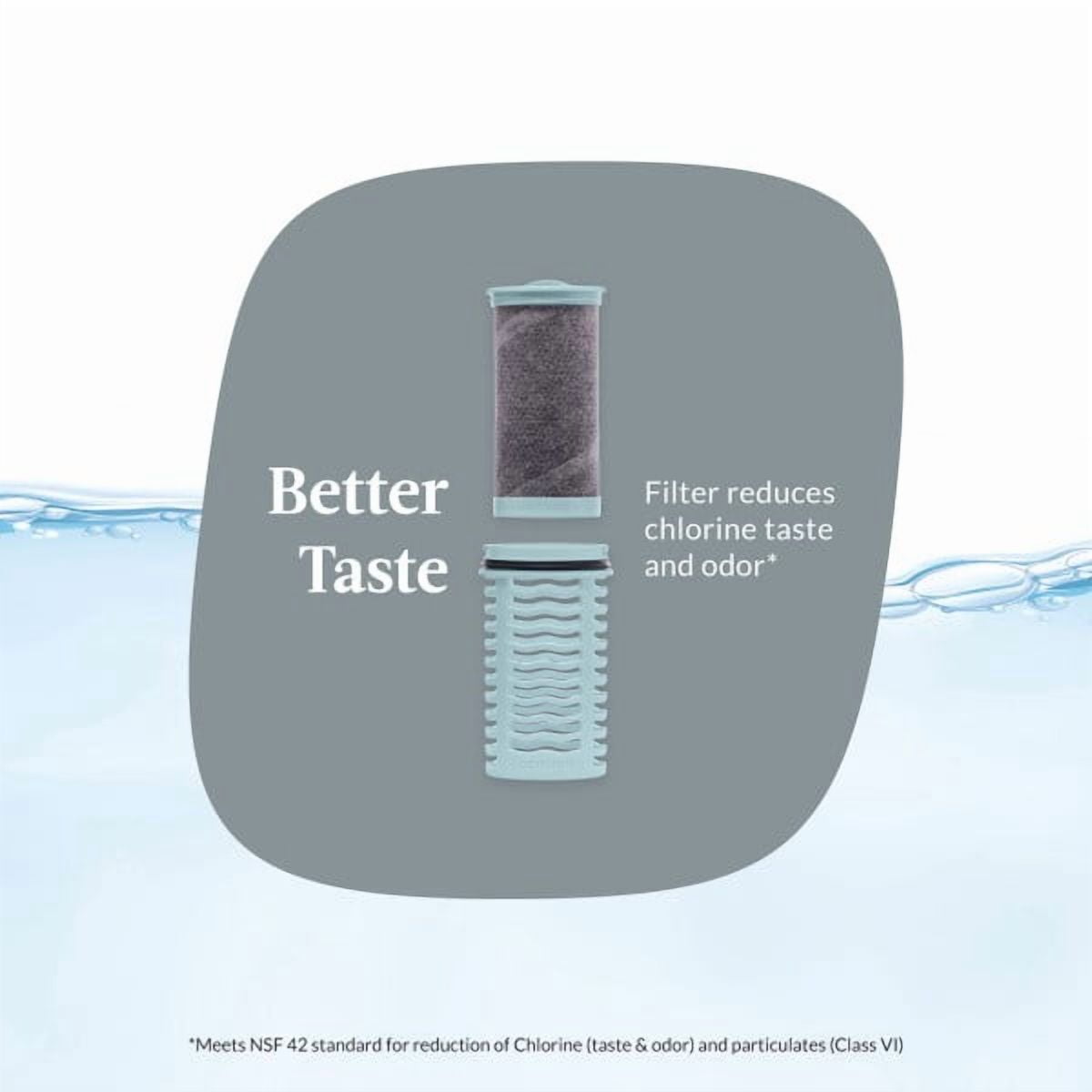 Contigo Clybourn Chill Stainless Steel FreeFlow Filter Water Bottle with AUTOSEAL, 24oz Salt C107W