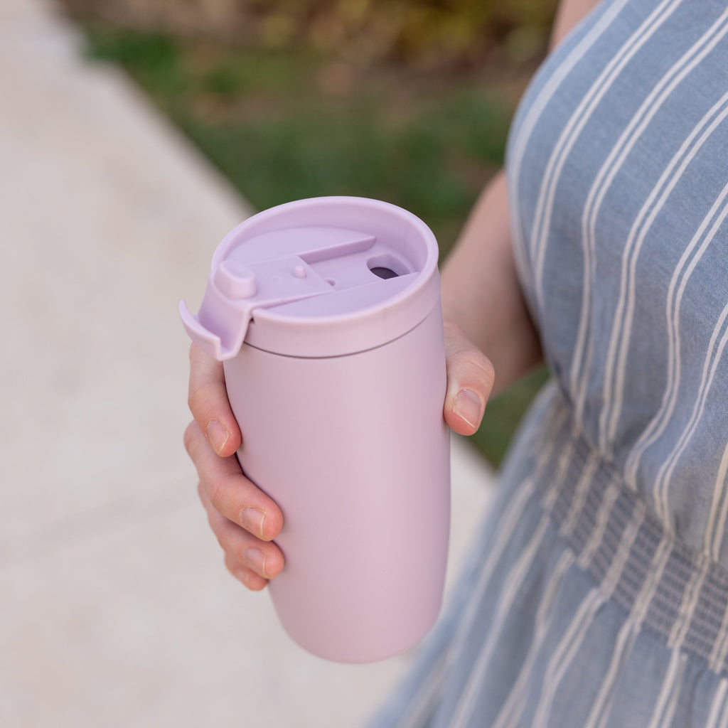 Simple Modern 16 fl oz Insulated Stainless Steel Voyager Coffee Tumbler with Insulated Flip Lid C394P