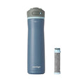Contigo 24 oz. Wells Chill Stainless Steel Filter Bottle w/ Filters - Dark Ice C084G