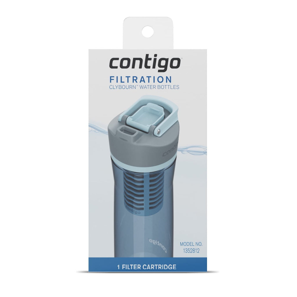 Contigo Clybourn FreeFlow Filter Water Bottle Replacement Filter, 1 Count C030F