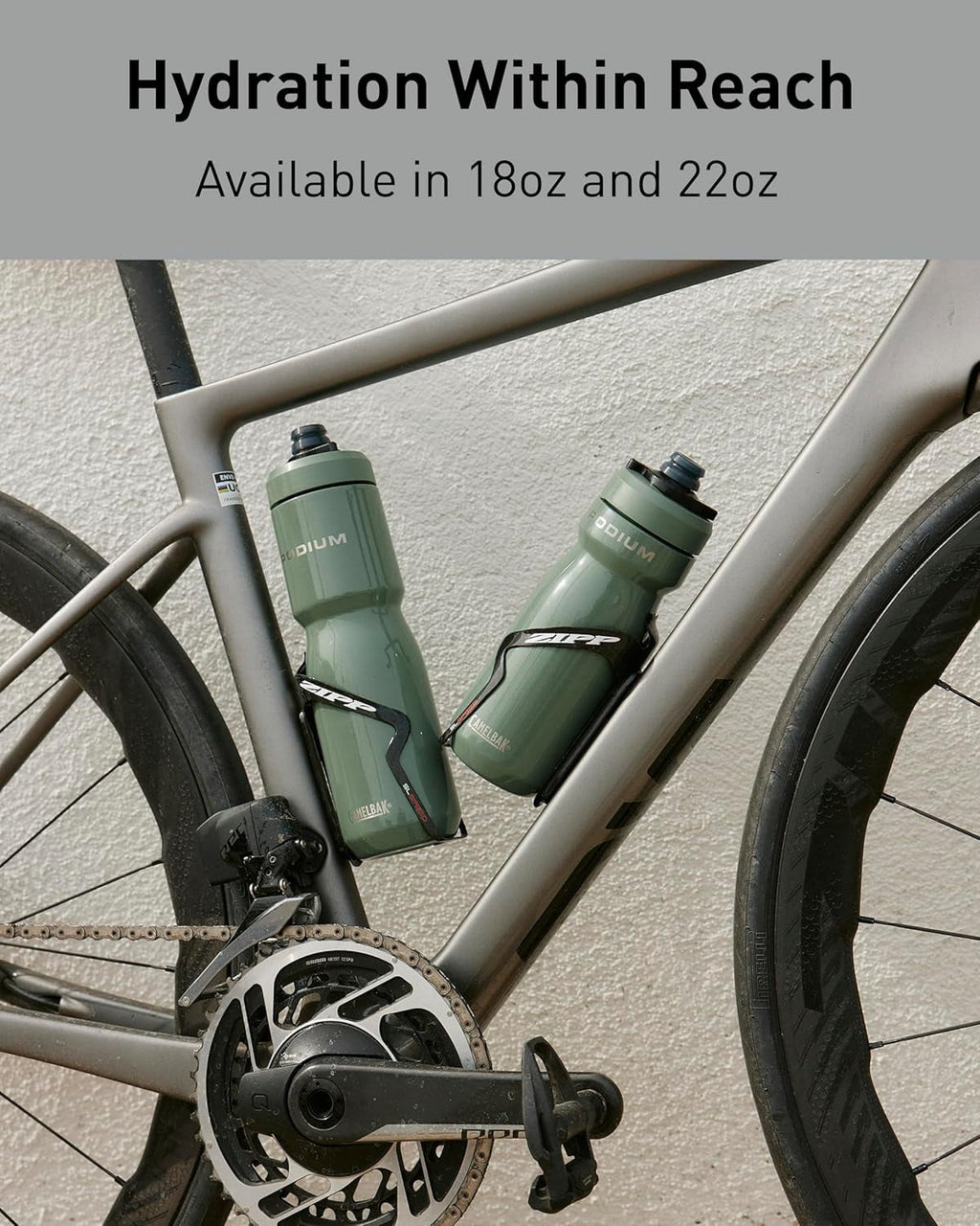 CamelBak Podium 22oz Insulated Stainless Steel Bike Water Bottle, Pacific C319Q
