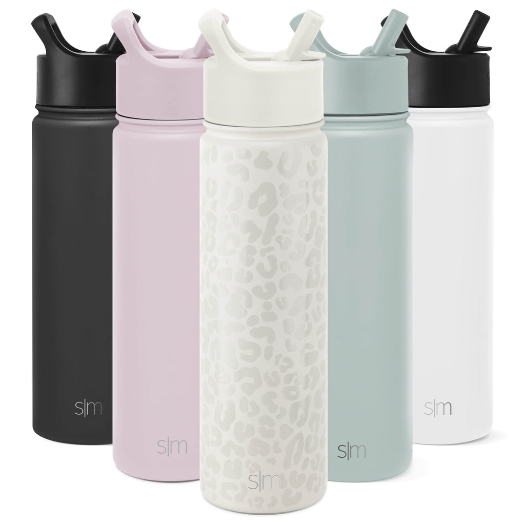 Simple Modern Summit Water Bottle Straw Lid Vacuum Insulated Stainless Steel Bottle | 22 fl oz C430Z