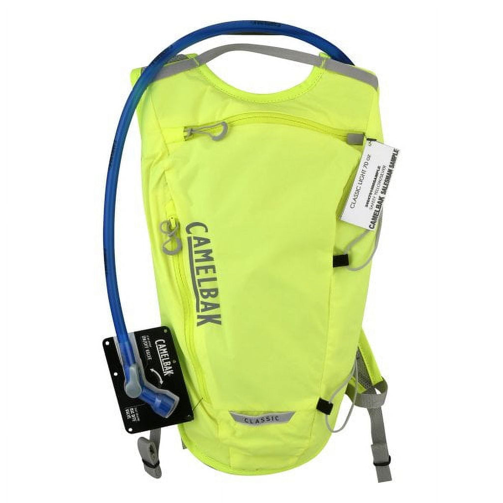Camelbak Classic Light Hydration Pack Bag Inc Reservior Yellow/Silver 70oz C296Z