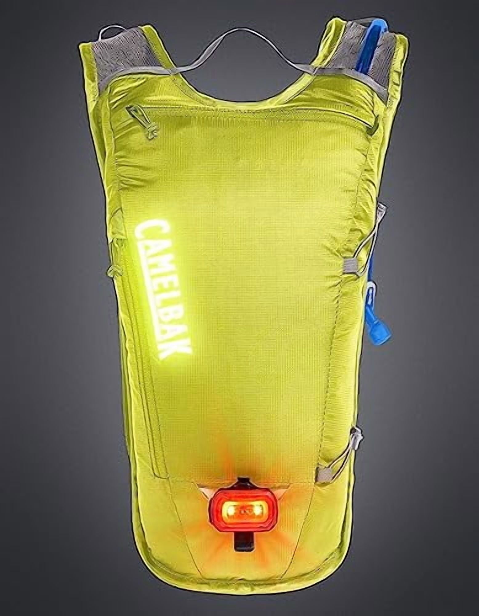 Camelbak Classic Light Hydration Pack Bag Inc Reservior Yellow/Silver 70oz C296Z