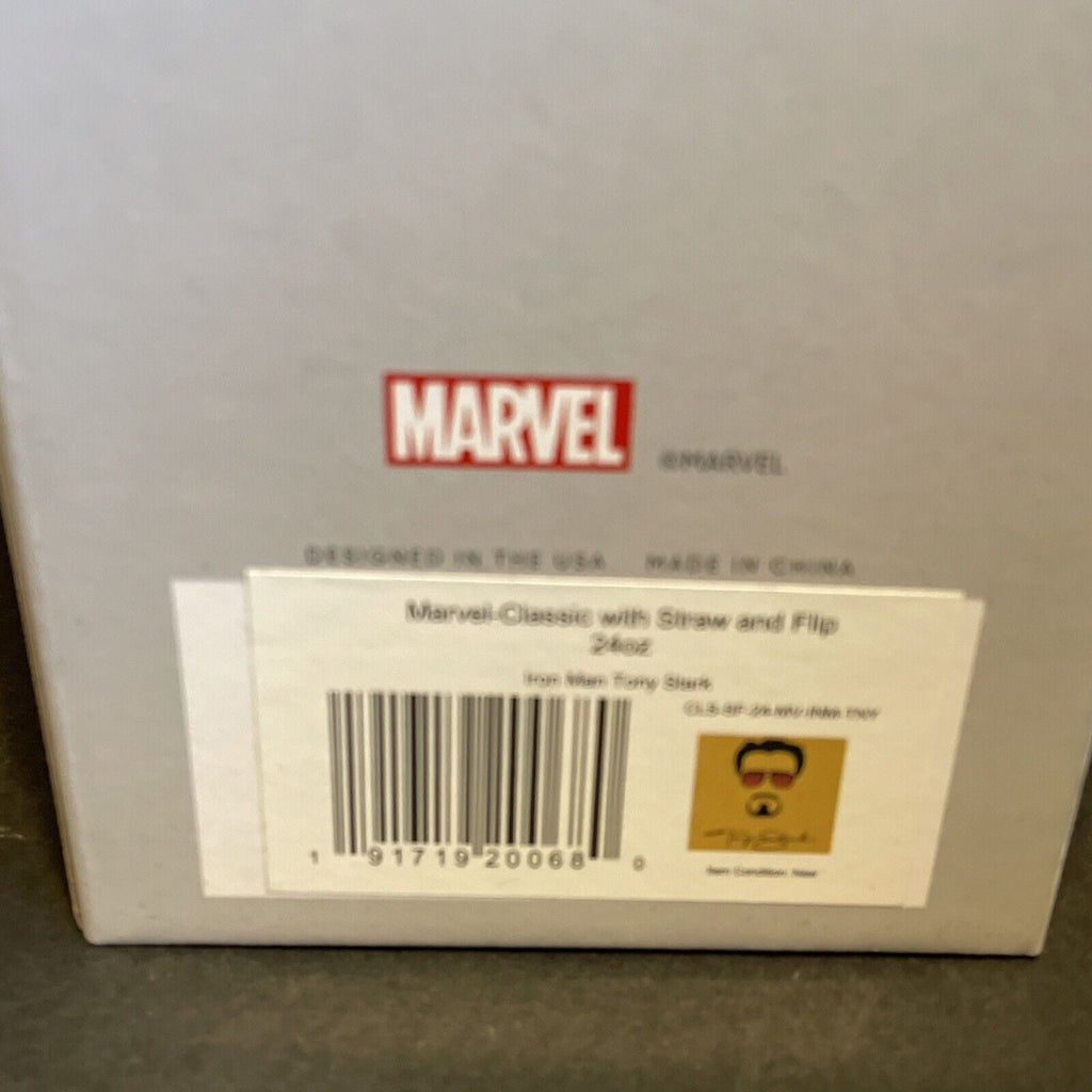 Simple Modern Insulated Iron Man Tony 24oz  Tumbler W/Flip Lid and Straw Lid C434N