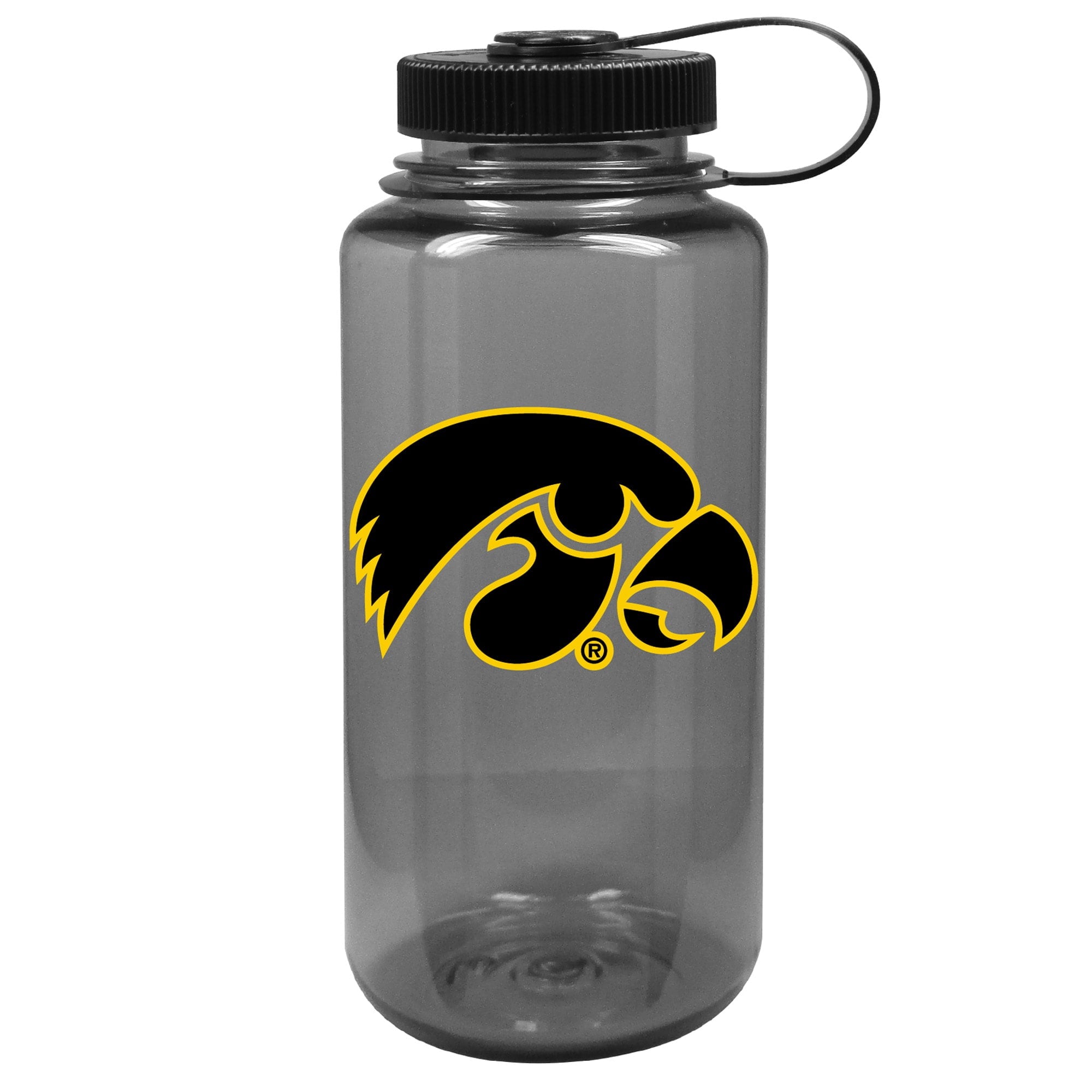 Black Iowa Hawkeyes 32oz. Nalgene Sustainable Wide Mouth Water Bottle C180Z