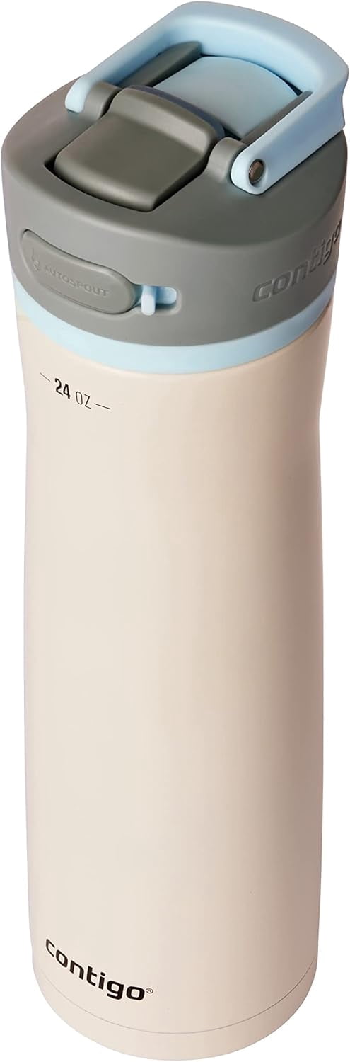 Contigo 24 oz. Wells Chill Stainless Steel Filter Water Bottle - Salt C086V