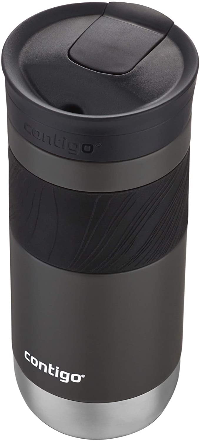 Contigo Byron 2.0 Stainless Steel Travel Mug with SNAPSEAL Lid and Grip, 20 oz, Sake &amp; Blue Corn, 2-Pack C014K