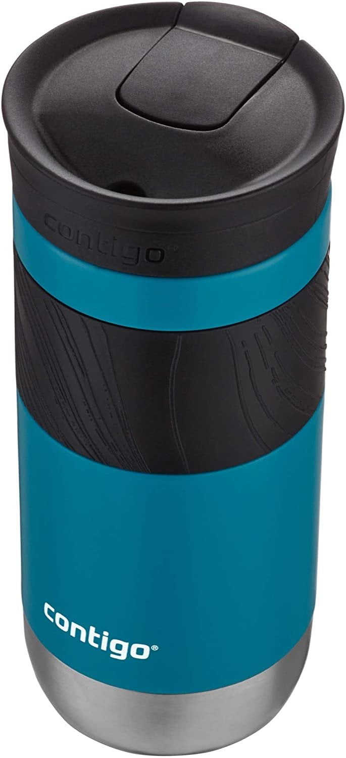 Contigo Byron 2.0 Stainless Steel Travel Mug with SNAPSEAL Lid and Grip, 20 oz, Sake &amp; Blue Corn, 2-Pack C014K
