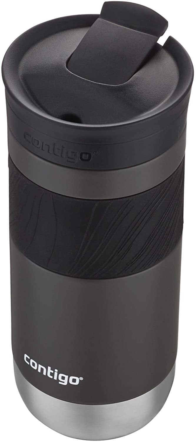 Contigo Byron 2.0 Stainless Steel Travel Mug with SNAPSEAL Lid and Grip, 20 oz, Sake &amp; Blue Corn, 2-Pack C014K