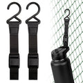 Linkidea 2 Pack Fence Hooks for Waterbottle, Compatible with Stanley, Nalgene, IRON FLASK with Handle Bottle &amp; Tumbler, S Shaped Hook Hanger Magnetic Buckle for Outdoor Sports Camping C231J
