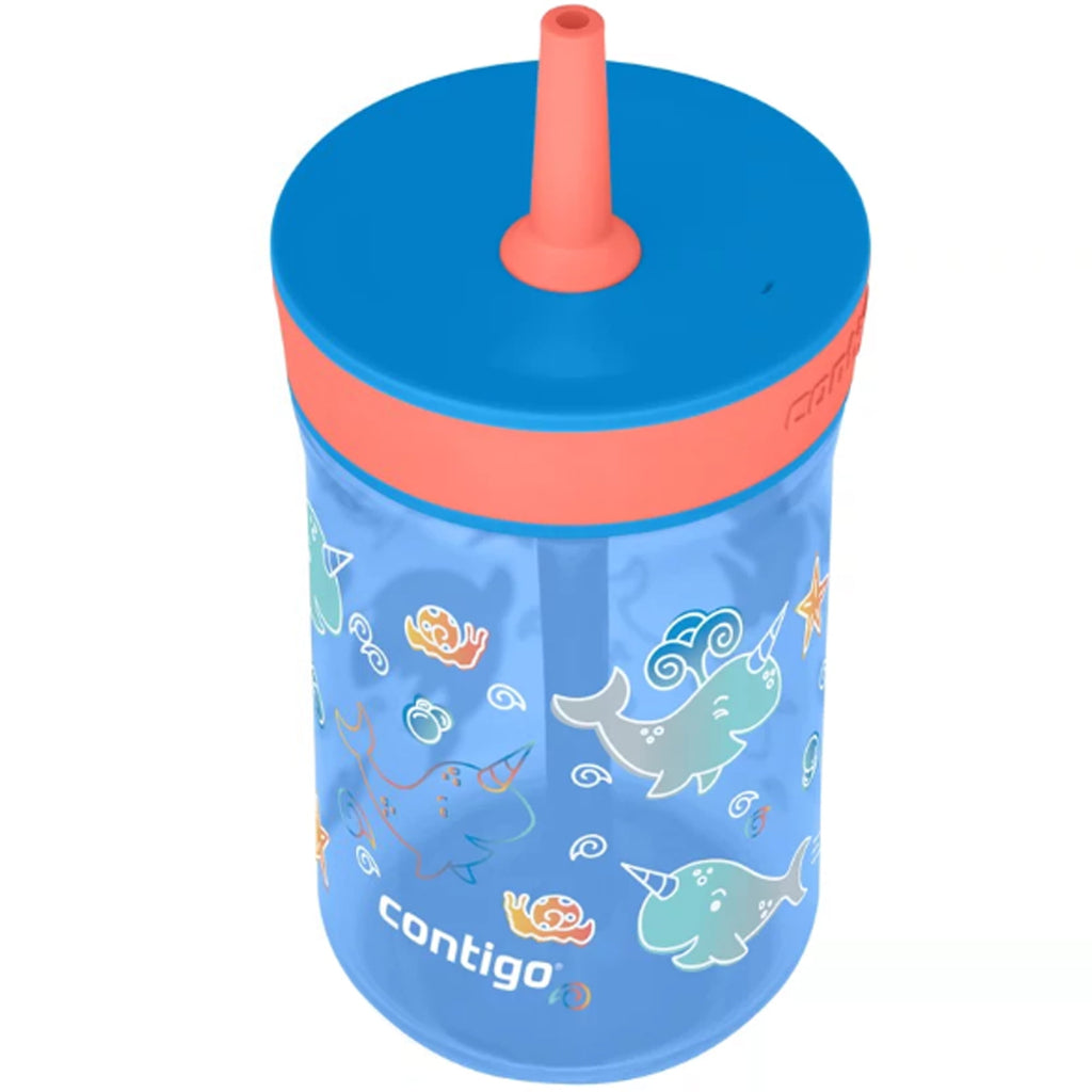 Contigo Kid's 14 oz. Leighton Tumbler with Straw - Juniper/Blue Forest C118P