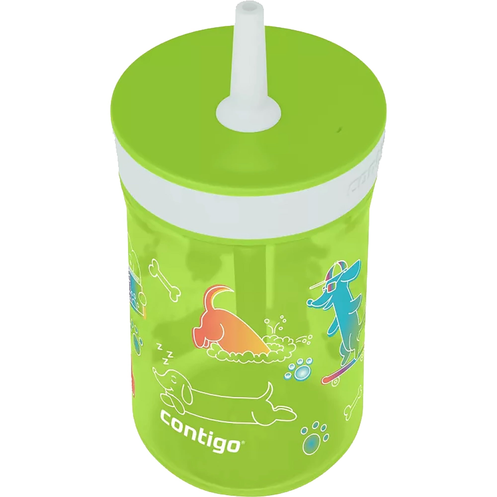Contigo Kid's 14 oz. Leighton Tumbler with Straw - Juniper/Blue Forest C118P