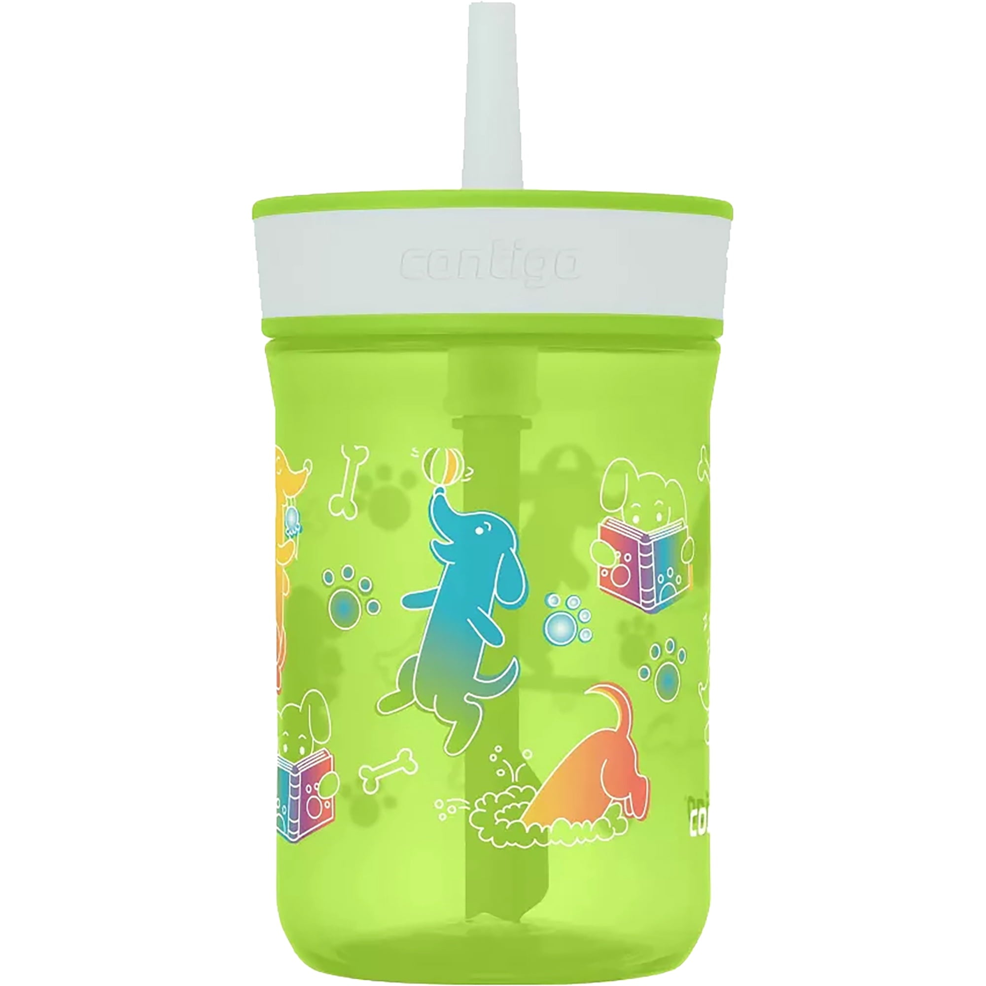 Contigo Kid's 14 oz. Leighton Tumbler with Straw - Juniper/Blue Forest C118P