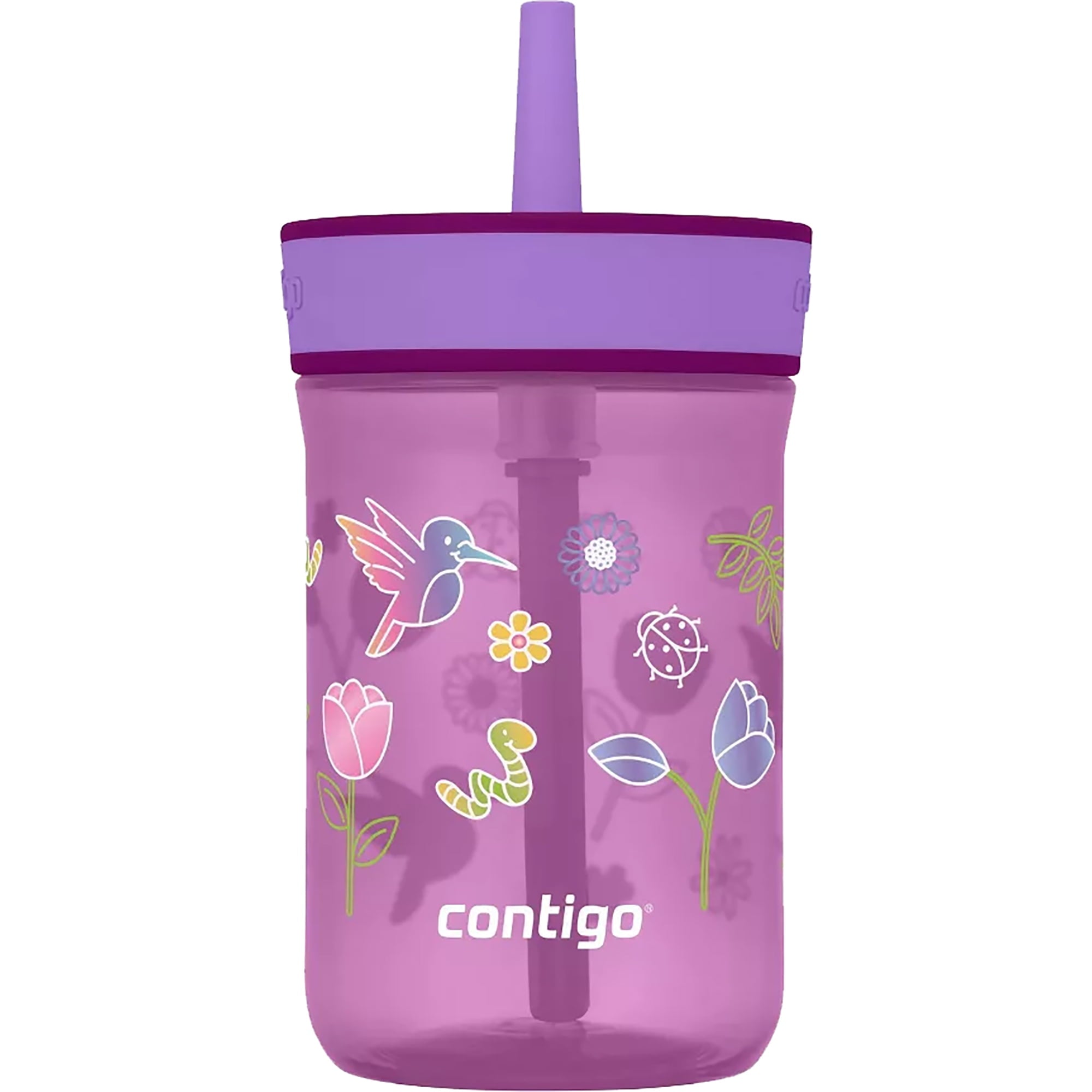 Contigo Kid's 14 oz. Leighton Tumbler with Straw - Juniper/Blue Forest C118P