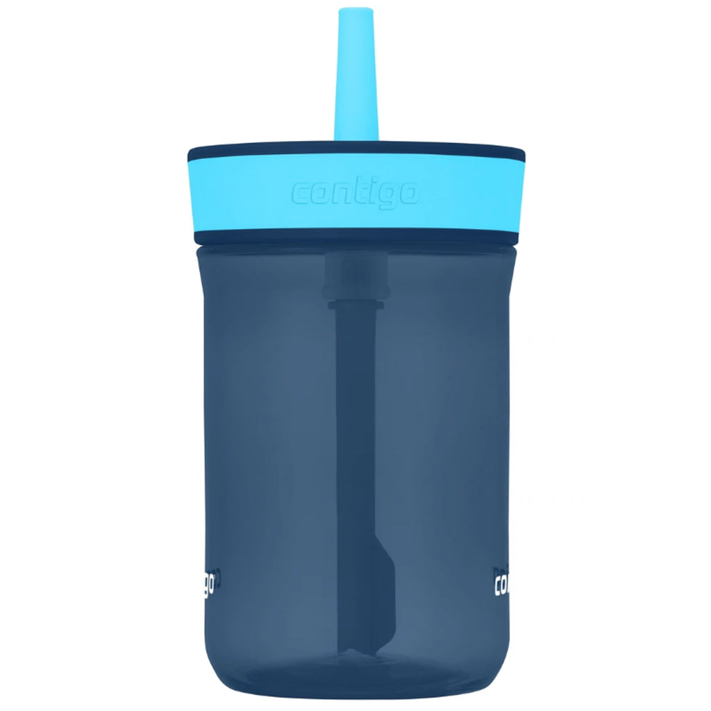 Contigo Kid's 14 oz. Leighton Tumbler with Straw - Juniper/Blue Forest C118P