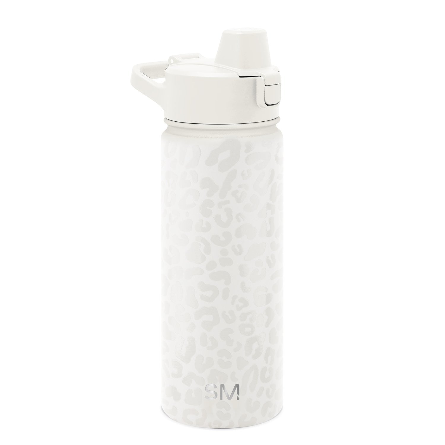 Simple Modern 18 fl oz Insulated Stainless Steel Summit Water Bottle with Covered Silicone Straw Lid | Sweet Taffy C395T