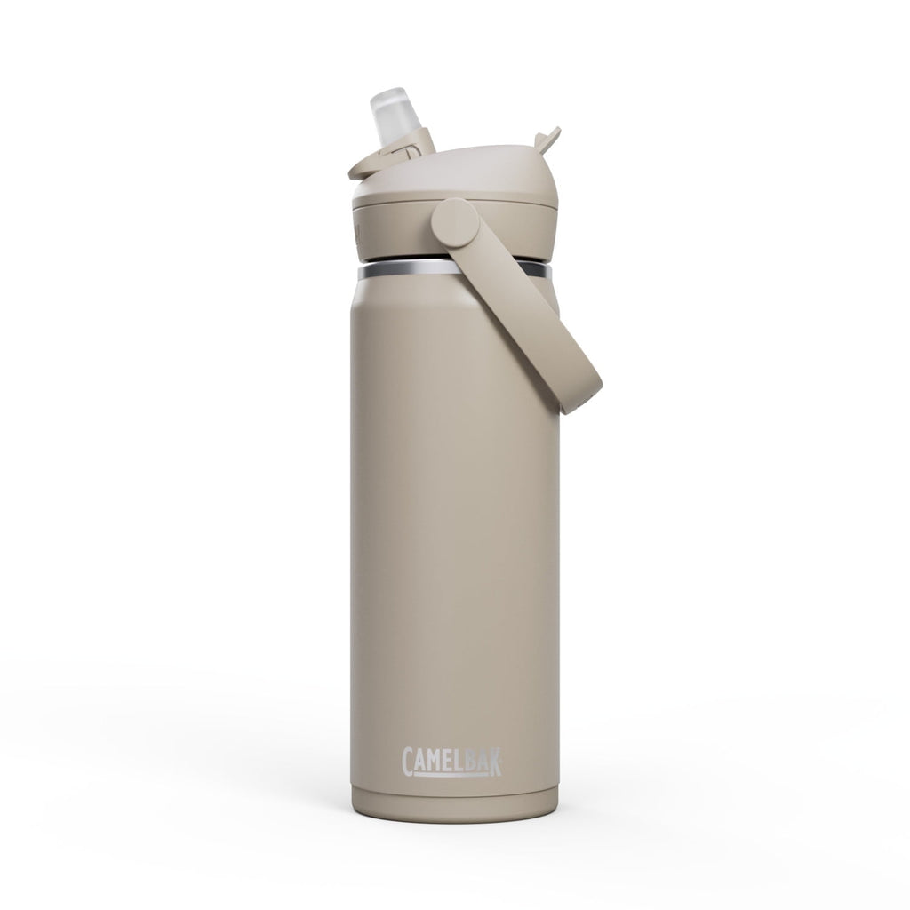 CamelBak Thrive™ Flip Straw Insulated Stainless Steel Water Bottle, 25 oz, Stone C359H