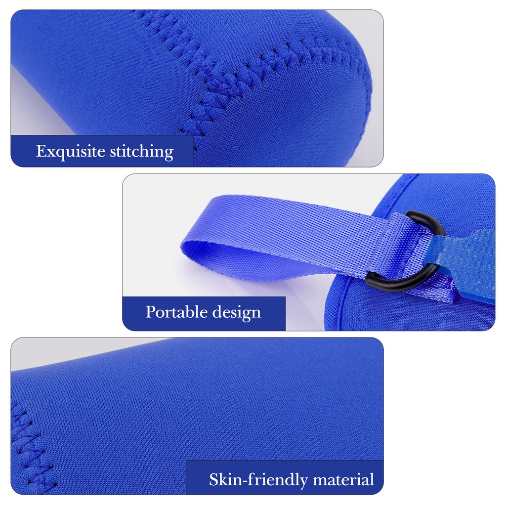 Linkidea Water Bottle Sleeve Compatible with CamelBak Eddy+ Tritan 14oz, Steel 12oz Kids Bottle, Waterbottle Holder Bag with Name Tag, Navy Blue C390N