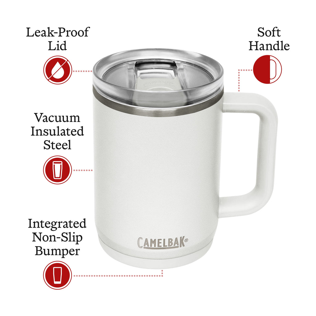 CamelBak Thrive 16oz Stainless Steel Leak-Proof Mug, Stone C291F