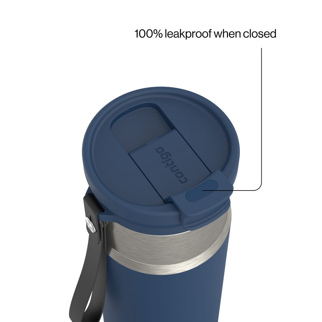 Contigo DualSip 20 oz Leakproof Insulated Water Bottle with 2-Way Lid C069C