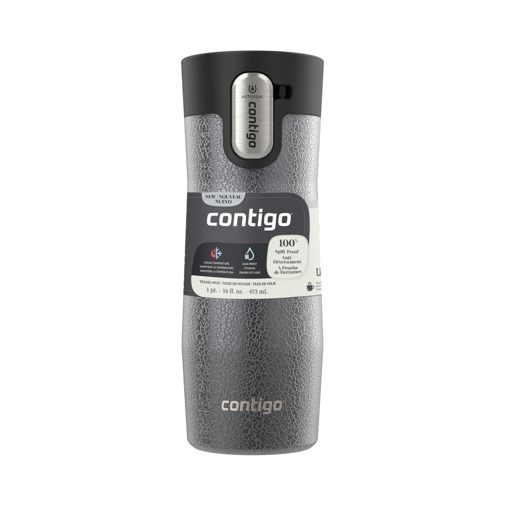 Contigo AUTOSEAL West Loop Vacuum-Insulated Stainless Steel Travel Mug with Easy-Clean Lid, 16 oz C031U
