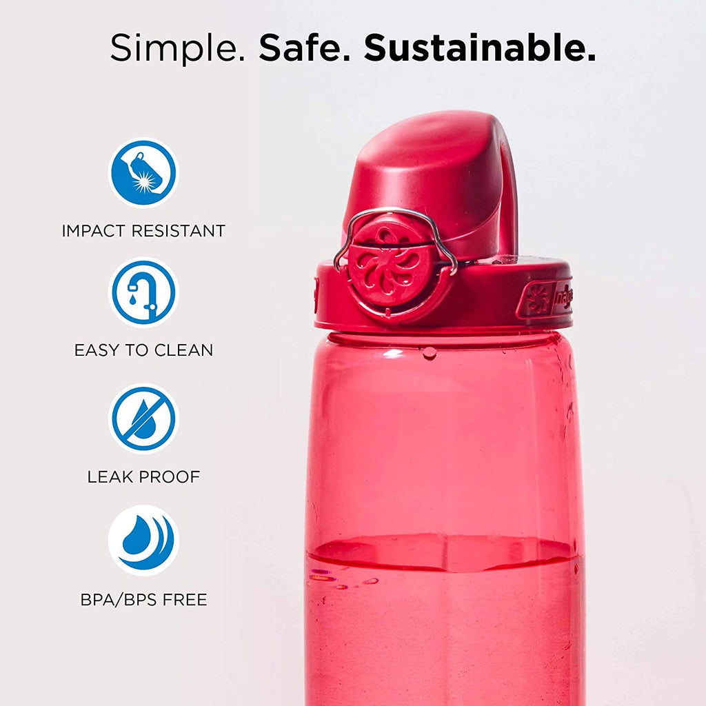 Nalgene Tritan OTF Water Bottle: 24oz, Glacial Blue C142N