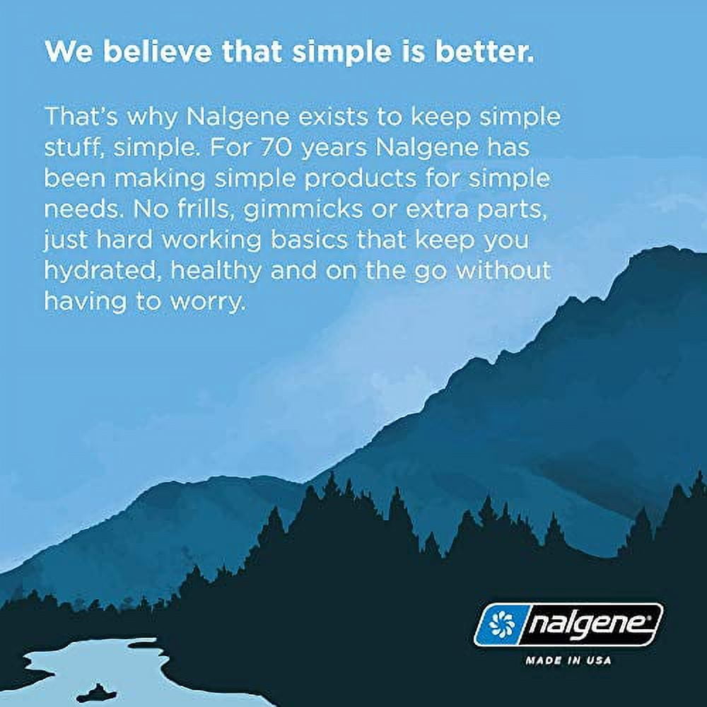 Nalgene Tritan OTF Water Bottle: 24oz, Glacial Blue C142N