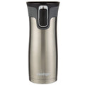 Contigo AUTOSEAL West Loop 2.0 Travel Mug, 16 oz., Stainless Steel with Black Button C098V