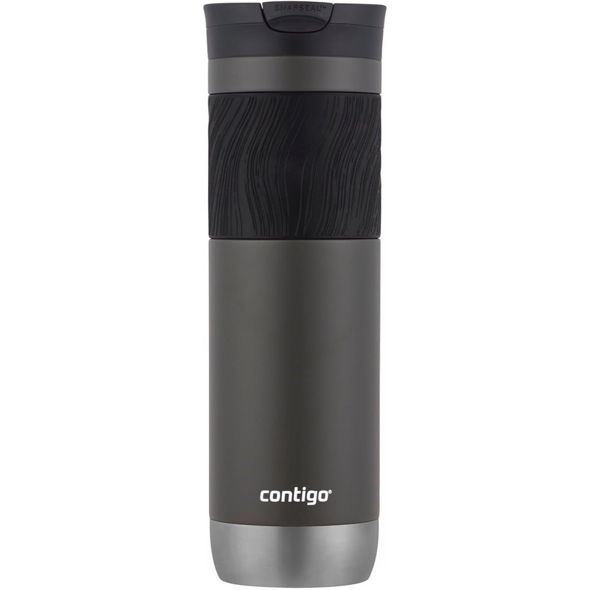 Contigo Byron 2.0 Stainless Steel Travel Mug with SNAPSEAL Lid and Grip in Black, 24 fl oz. C002L