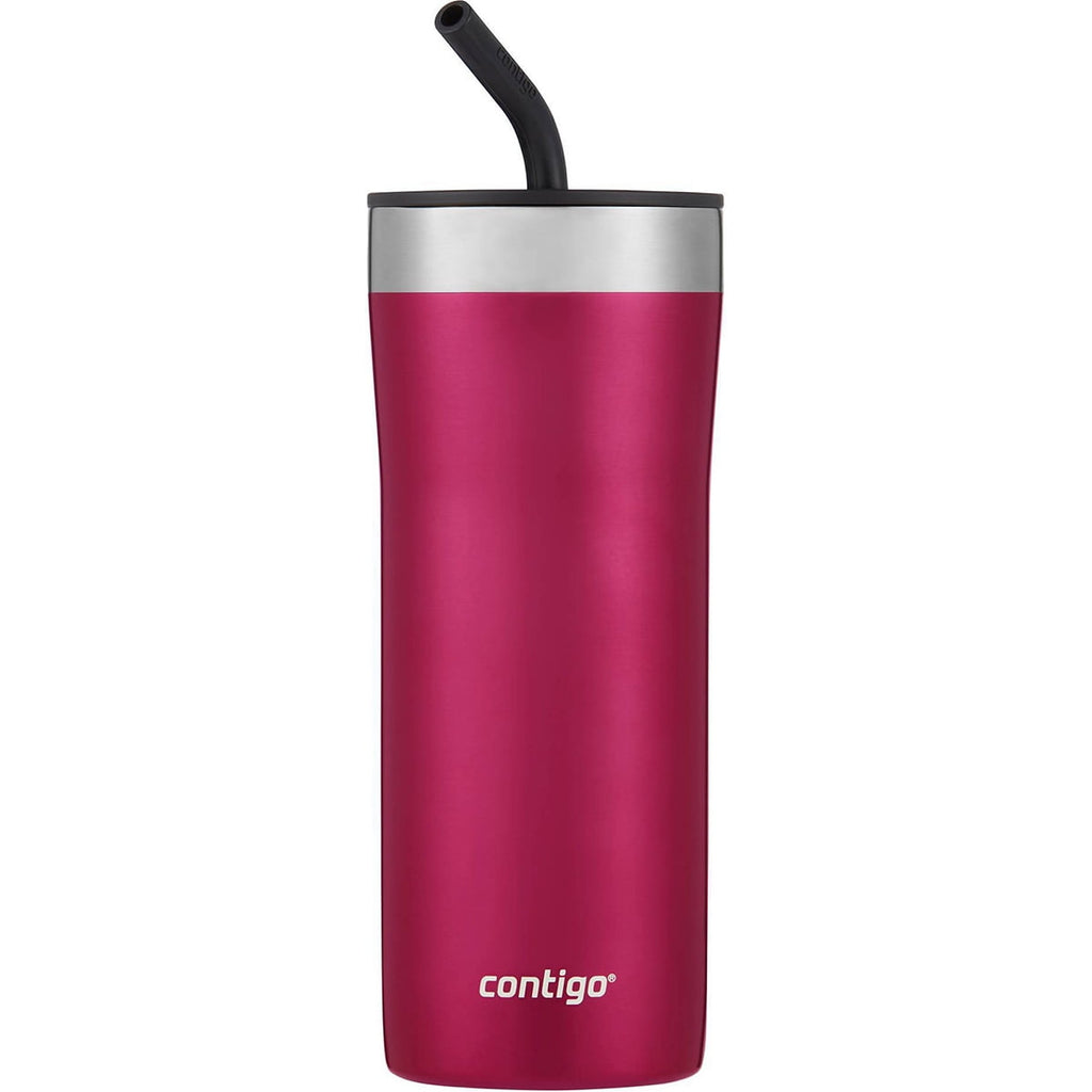 Contigo 24 oz. Streeterville Stainless Steel Tumbler with Straw - Dragon Fruit C124U